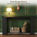 Farmhouse Console Table, 63" Narrow Entryway Table With Thickened Tabletop_maomaolike.com