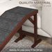 PawHut Dog Ramp For Bed, Pet Ramp For Dogs With Non-Slip Carpet And Top Platform, 74" X 16" X 25", Brown_maomaolike.com