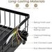 SNTD Dish Drying Rack For Small Kitchen Counter, 11" W X 15" L, Black_maomaolike.com