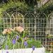 2 Pack Metal Garden Trellis 86.7" X 19.7" Rustproof Trellis For Climbing Plants Outdoor Flower Support Cream White_maomaolike.com