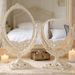 Bedroom Princess Vanity Table‑style Rotating European‑style Vintage Double‑sided Makeup Mirror, Dormitory Dressing Table Mirror_maomaolike.com