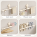 Suction Cup Bathroom No-Drill Telescopic Bar Storage Rack Washroom Bath Towel Organizer Hanger_maomaolike.com