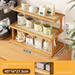 Vintage Style Entryway Rack Key Miscellaneous Storage Desktop Cup Tea Set Display Kitchen Countertop Organizer Shelf_maomaolike.com