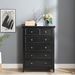 Modern 6 Drawers Dresser 6 Drawers Cabinet,Chest Of Drawers Closet Organizers And Storage Clothes Storage Drawers Cabinet For Living Room, Farmhouse Dresser Organizer White_maomaolike.com