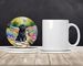 Puli Spring Path Large Sandstone Coasters Pack Of 4 Absorbent Round Coasters Decor Gifts For Men Or Women, 4 In, Multicolor_maomaolike.com