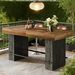 Bar Table, Industrial Counter Height Pub Dining Table_maomaolike.com