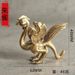 Brass Four Mythical Beasts Ornaments: Green Dragon, White Tiger, Vermilion Bird, Black Granite Square Copperware For Living And Te_maomaolike.com