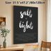 Bible Verse "Salt + Light" Painting Poster, Minimalist Monochrome Typographic Poster, Inspirational Religious Scripture Art, Ideal For Home, Office Or_maomaolike.com