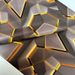 3D Three-Dimensional Geometric Restaurant Panel Background TV Self-Adhesive Decorative Waterproof Wall Sticker_maomaolike.com