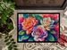 Gardenias In Color Doormat Front Door Mat Indoor Outdoor Rugs For Entryway, Non Slip Washable Low Pile, 24H X 36W_maomaolike.com