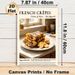 French Crêpes Painting Poster, Warm-toned Cozy Kitchen Food Scene Poster, Delightful Culinary-themed Decor Ideal For Kitchen And Dining Area_maomaolike.com