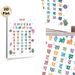 Hindi Alphabet Painting Poster, Vibrant Cartoon Ocean-style Poster, Practical Aid For Learning Hindi Letters, Suitable For Study Rooms And Learning_maomaolike.com