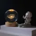 Gift Festival USB LED Night Light, Galaxy Crystal Ball 3D Planet Moon Lamp, Home Decoration_maomaolike.com