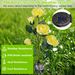 2Pcs Solar Powered Lights Outdoor Rose Flower LED Decorative Lamp Water Resistant Pathway Stake Lights For Garden Patio Yard Walkway_maomaolike.com