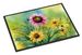Kentucky Goldenrod In Watercolor Doormat Front Door Mat Indoor Outdoor Rugs For Entryway, Non Slip Washable Low Pile, 24H X 36W_maomaolike.com