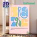 Art Typography "BRA ZU CA" Painting Poster, Vibrant Colorful Abstract Typographic Poster, Eye-catching Decorative Piece Ideal For Living Room, Bedroom_maomaolike.com