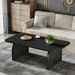Coffee Table, Farmhouse Center Table Low Cocktail Tea Table_maomaolike.com