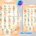 Greek Alphabet Painting Poster, Warm Watercolor Cute Illustrated Poster, Facilitates Greek Language Learning, Ideal For Study Spaces And Home Learning_maomaolike.com