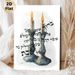Sabbath Candles Painting Poster, Soft Watercolor Geometric Candlestick Poster, Creates Serene Religious Ambiance, Ideal For Home And Prayer Spaces_maomaolike.com