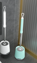 High-Quality For Home Use, Wall-Mounted Cleaning Brush, Stainless Steel Toilet Bowl Brush Set_maomaolike.com