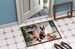 Boston Terrier Cozy Christmas Doormat Front Door Mat Indoor Outdoor Rugs For Entryway, Non Slip Washable Low Pile, 24H X 36W_maomaolike.com