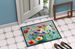 Anemones In Watercolor Doormat Front Door Mat Indoor Outdoor Rugs For Entryway, Non Slip Washable Low Pile, 24H X 36W_maomaolike.com