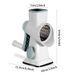 Manual Rotary Vegetable Slicer Multi-Function Cheese Grater & Food Chopper For Slicing Shredding - Ergonomic Kitchen_maomaolike.com
