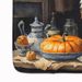 Siberian Husky Fall Kitchen Pumpkins Memory Foam Kitchen Mat Machine Washable Anti-Fatigue Mat Cushion Comfort Bath Mat Or Kitchen Rug_maomaolike.com