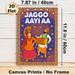 Punjabi Jaggo Celebration Painting Poster, Vibrant Ethnic Folk Art Style Poster, Festive Cultural Decor Showcasing Traditional Performers, Suitable_maomaolike.com