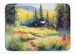 Montana Bitterroot In Watercolor Memory Foam Kitchen Mat Machine Washable Anti-Fatigue Mat Cushion Comfort Bath Mat Or Kitchen Rug_maomaolike.com