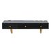 47" Floating Shelf With Drawer, Multi-Purpose Wall-Mounted Vanity Table, Mounted Desk, Floating Table For Bedroom, Bathroom, Hairdressers, Black And Golden_maomaolike.com