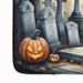 Yorkshire Terrier Spooky Halloween Memory Foam Kitchen Mat Machine Washable Anti-Fatigue Mat Cushion Comfort Bath Mat Or Kitchen Rug_maomaolike.com