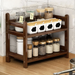 Storage For Home Corner Rack Organizer Multi-Functional Simple Seasoning Kitchen Utensils Multi-Layer Countertop_maomaolike.com