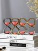 1pc Creative Design Glass Hourglass Simple Style Gold And Silver Double Shape Timer Ornament Decoration Hourglass_maomaolike.com