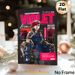 Arcane Violet Themed Painting Poster, Bold Cyberpunk-style Character Portrait Poster, Striking Vivid Artwork Ideal For Game Room, Bedroom Wall Decor_maomaolike.com