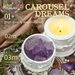 GUKEN Carousel Crystal Diffuser Stone Aromatherapy Candle Bedroom Atmosphere Ornament Birthday Gift For Women Souvenir_maomaolike.com
