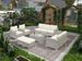 10 Piece PE Rattan Patio Furniture Set, Sectional Sofa Set, Outdoor Patio Furniture Set With Cushions & Tempered Glass Coffee Table_maomaolike.com