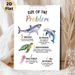 Size Of The Problem Emotional Regulation Painting Poster, Watercolor Ocean Animal Themed Poster, Assists With Problem Intensity Identification_maomaolike.com