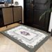 Living Room Rug,Large Rug,Oversized, Gold Leaves Design,Bedroom Rug,Soft And Thick, Machine Washable, Thickened Rug, Bedside Rug,Decorative Indoor Rug_maomaolike.com