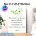 French Bible Verse Painting Poster, Soft Watercolor Green Floral Accent Poster, Calming Spiritual Quote Decor Ideal For Home, Living Room, Bedroom_maomaolike.com