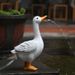 Outdoor Simulation Animal Drinking Water Spray Resin Duck Ornament Decoration Garden Courtyard Rockery Pond Landscape_maomaolike.com
