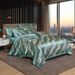 2026 Spring New European Style Yarn-Dyed Satin Jacquard Four-Piece Multi-Piece Wedding Set Double Bedding_maomaolike.com
