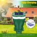 2025 New Solar Powered Mole Snake Repellent For Lawn Yard Garden Outdoor Ultrasonic & Vibrating Deterrent Spikes Large_maomaolike.com