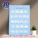 Italian Alphabet Painting Poster, Pastel Glowing-style Letter Chart Poster, Practical For Italian Language Learning, Ideal For Study Rooms And_maomaolike.com