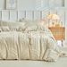 Quilt Cover Three Piece Set Cut Flower Tufted Duvet Cover Full Size For Bedding_maomaolike.com