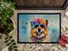 Chow Chow Hippie Dawg Doormat Front Door Mat Indoor Outdoor Rugs For Entryway, Non Slip Washable Low Pile, 24H X 36W_maomaolike.com
