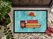 Hot Dog Cart Doormat Front Door Mat Indoor Outdoor Rugs For Entryway, Non Slip Washable Low Pile, 24H X 36W_maomaolike.com