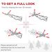 5' Artificial Pencil Christmas Tree, Slim Xmas Tree With 294 Realistic Branch Tips And Plastic Stand, Black_maomaolike.com