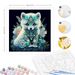 RUOPOTY 40×40CM By Numbers Handmade Decorative Paintings Dream Little White Wolf Paint For Painting Living Room_maomaolike.com