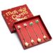 4pcs /Pack Christmas Gift Spoon Cartoon Fruit Fork Dessert Coffee Scoop_maomaolike.com
